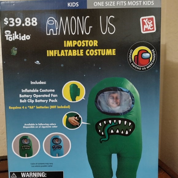 Costumes Toikido Kids Among Us Impostor Inflatable Costume Halloween